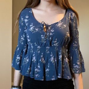floral blouse